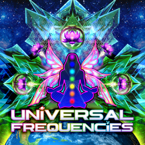 600ml Colour-Changing Bottles Universal Frequencies (Blue)